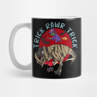 Trick Rawr Treat Dinosaur Halloween Mug